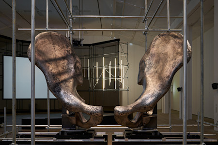 Hannah Perry’s Manual Labour exhibition at the Baltic Exhibition Centre in Gateshead, UK.